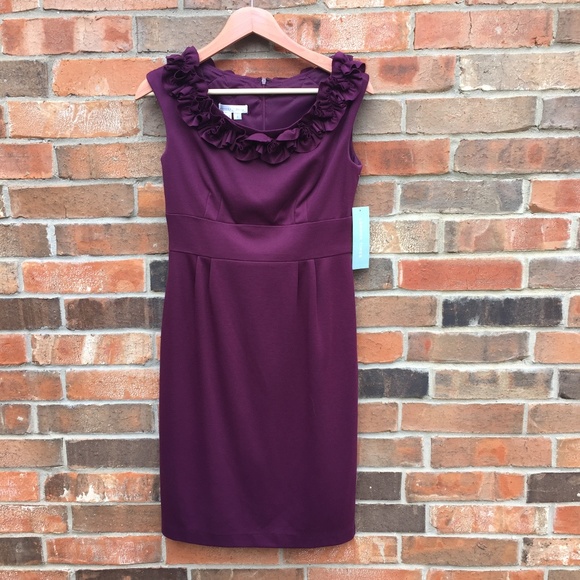 Aubergine color dress Clearance